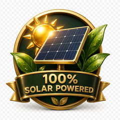 ☀️ 100% Solar Powered