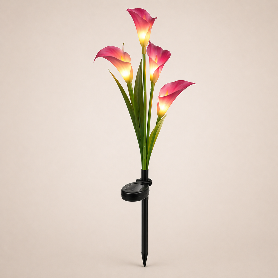 Artificial Lily Solar Garden Lights