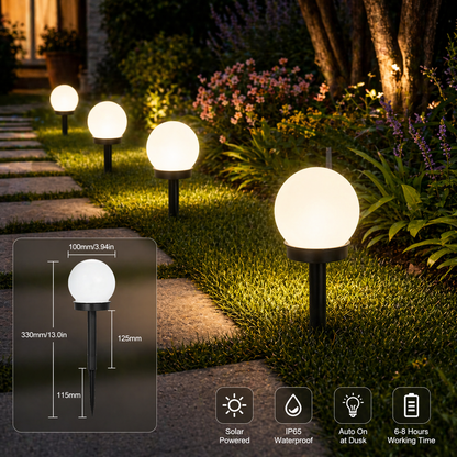 Solar Ball Garden Lights Outdoor