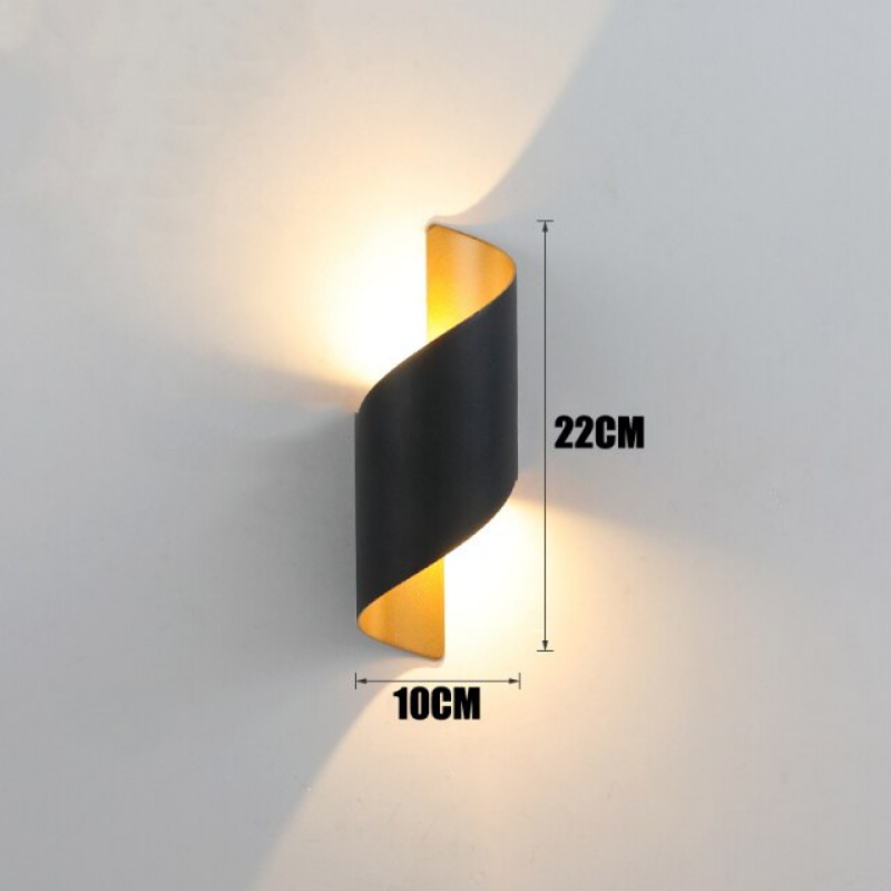 Modern Up Down Wall Lamp Size