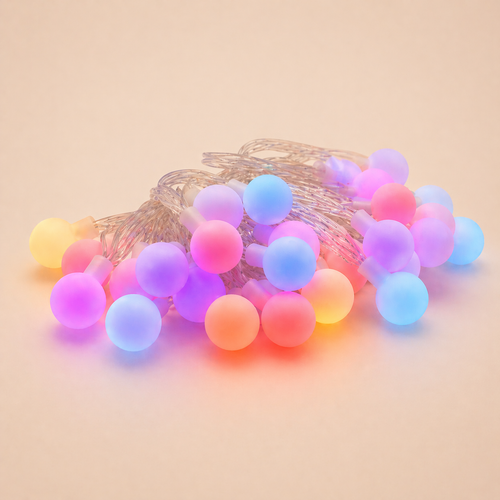 RGB Solar Ball String Lights