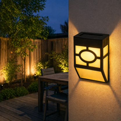 Retro LED Garden Wall Lamp on Wall