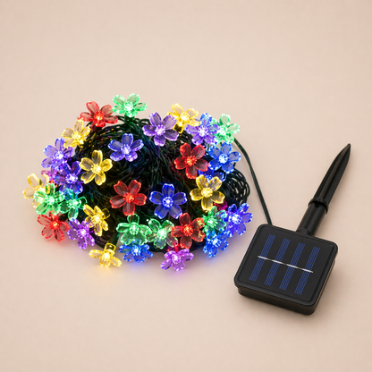 Solar Blossom Fairy Lights Outdoor