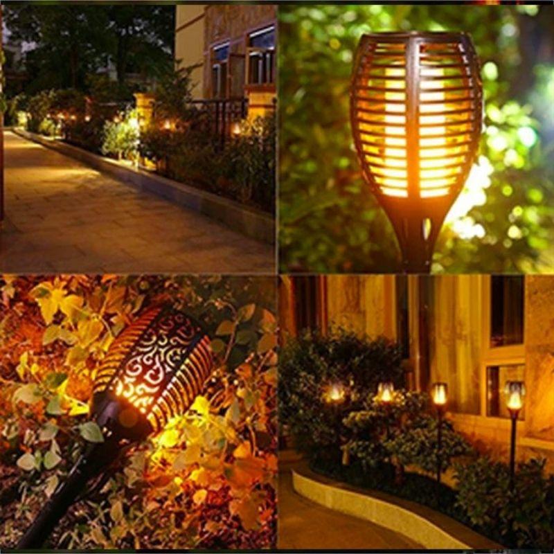 Solar Flame Torch Lights Outdoor 4 in 1