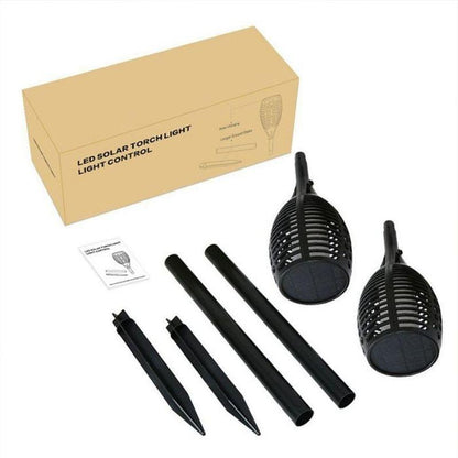 Solar Flame Torch Lights Outdoor Lifestyle Box