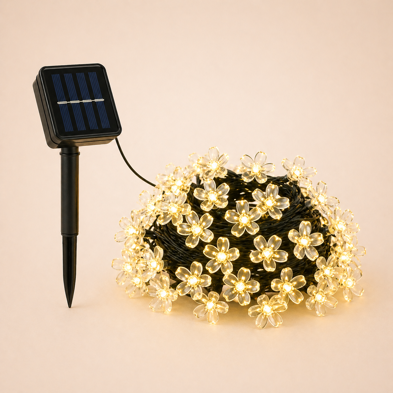 Solar Flower Fairy String Lights