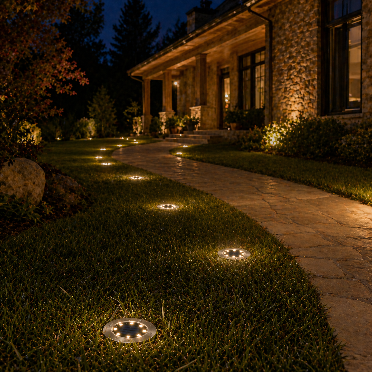 Solar Inground Lights Outdoor Garden