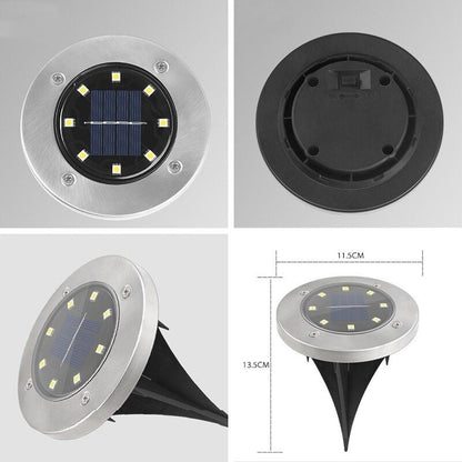 Solar Inground Lights Outdoor Size