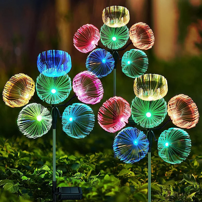 Solar Jellyfish Garden Lights on grass