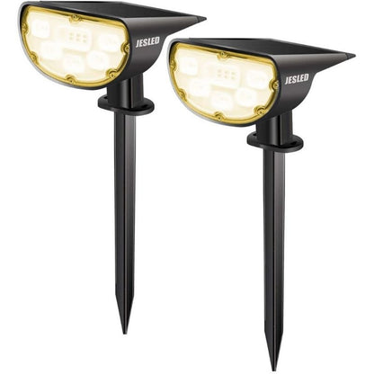 Solar Landscape Spotlights Outdoor 2 pack