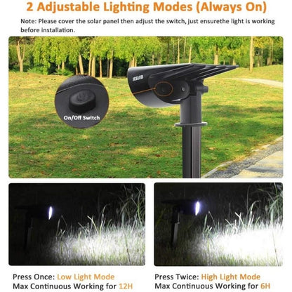 Solar Landscape Spotlights Outdoor Modes