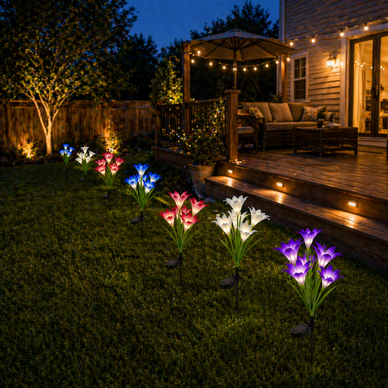 A Garden That Blooms Even After Sunset