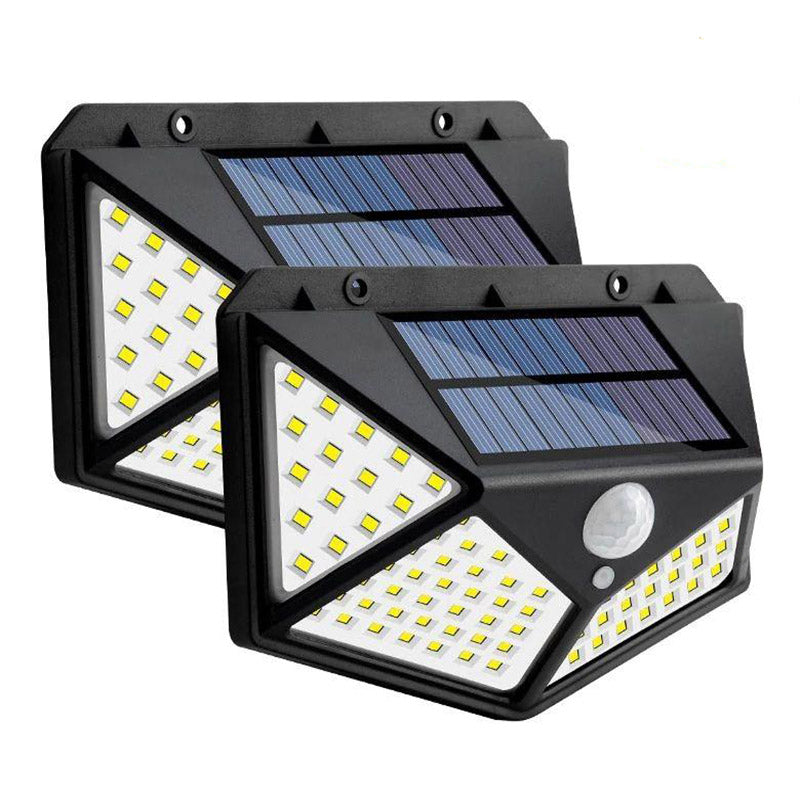 Solar Motion Sensor Light 100 LED 2 pack