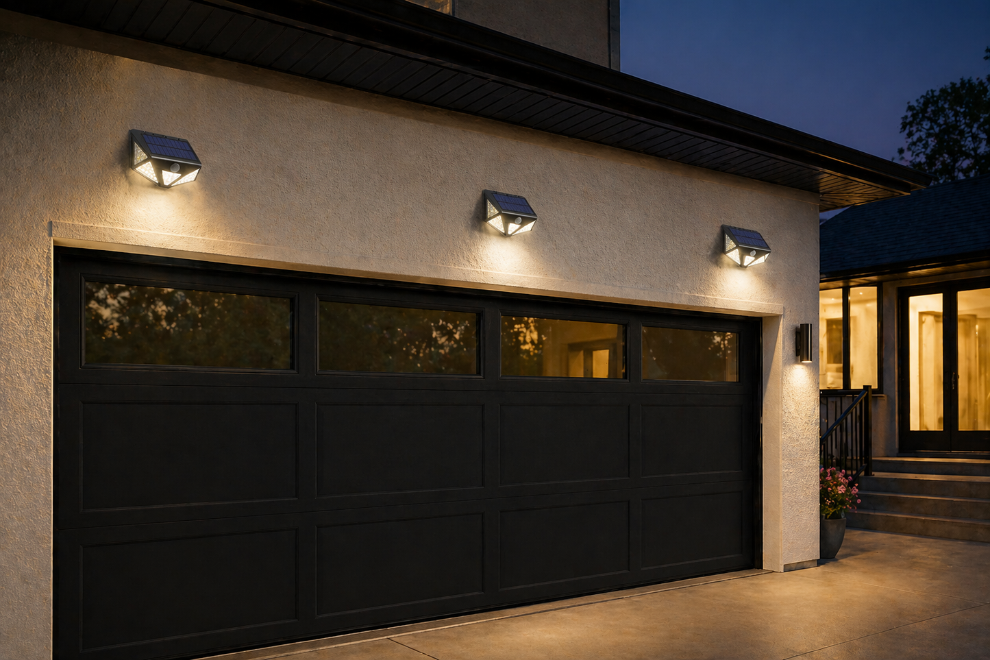 Solar Motion Sensor Light 100 LED Garage