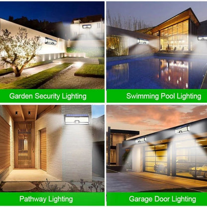 Solar Motion Sensor Light 180 LED use
