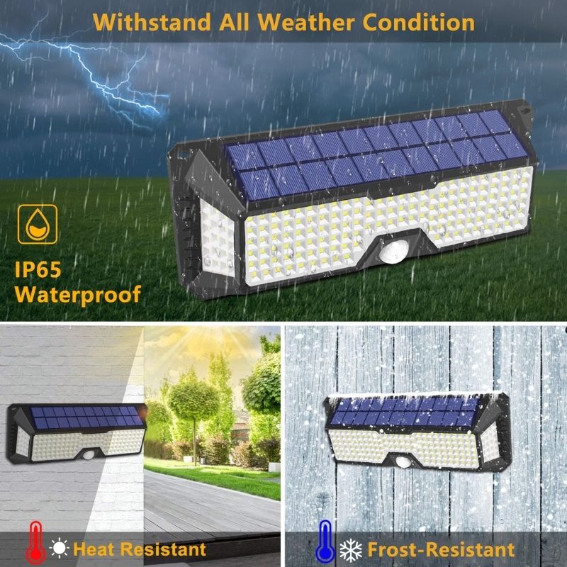 Solar Motion Sensor Light 180 LED weatherproof