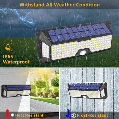 Solar Motion Sensor Light 180 LED weatherproof