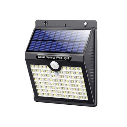 Solar Motion Sensor Lights 60 LED 4 pack White