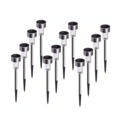 Solar Pathway Lights Outdoor Front yard White