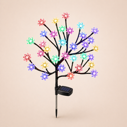 Solar Powered Flower Garden Lights