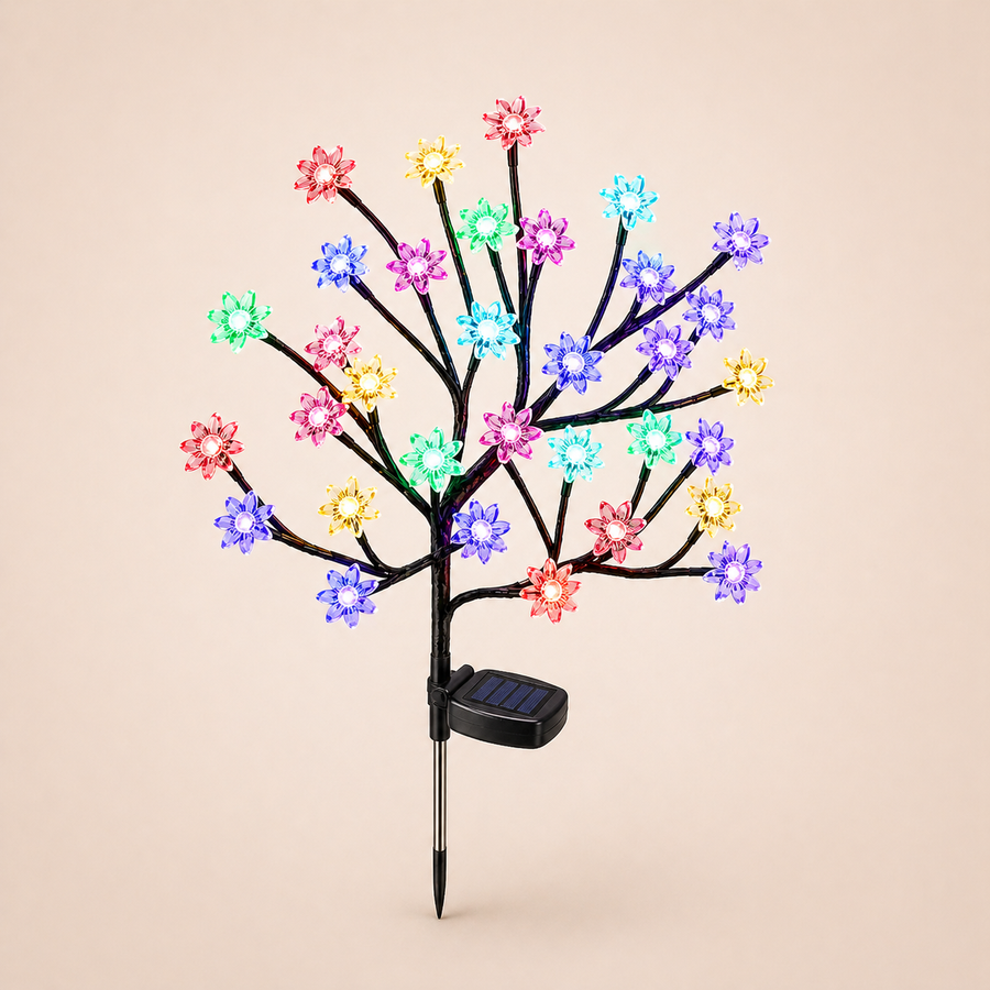Solar Powered Flower Garden Lights