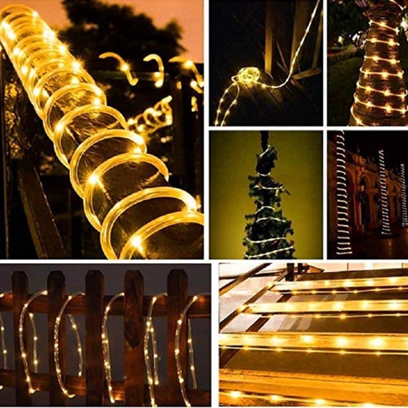 Solar Rope Lights Outdoor Use Case