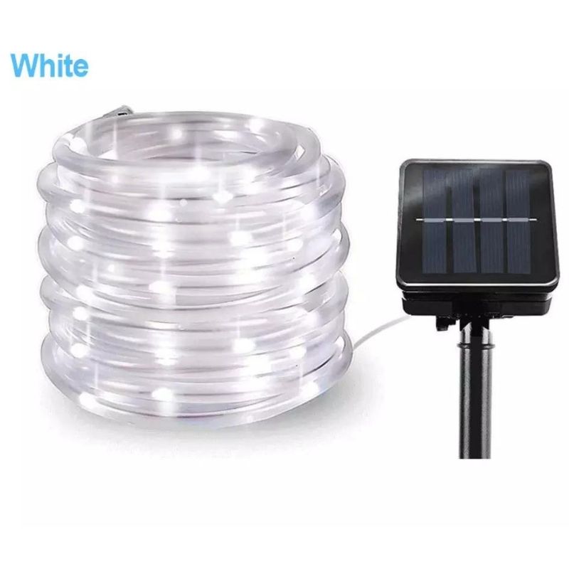 Solar Rope Lights Outdoor White
