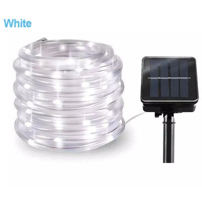 Solar Rope Lights Outdoor White