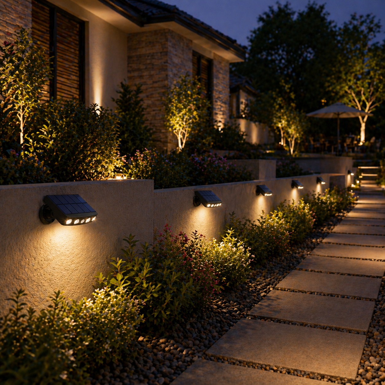 Solar Spotlight Outdoor LED Editorial 
