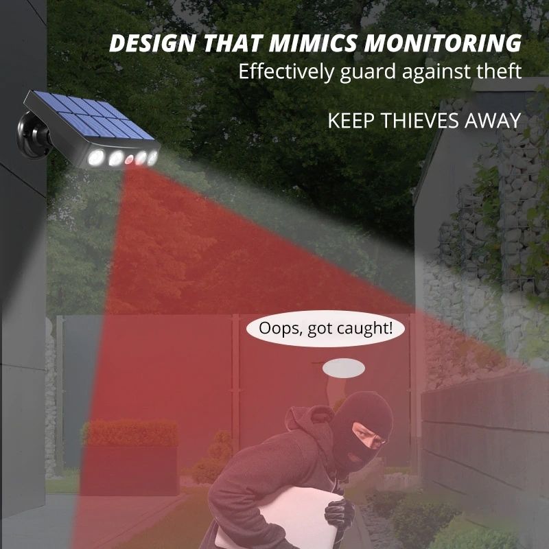 Solar Spotlight Outdoor LED Monitoring