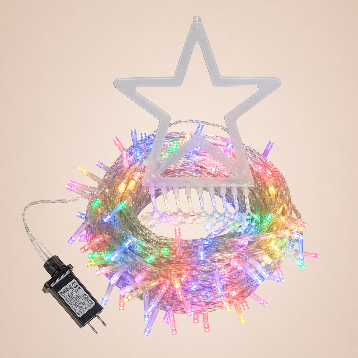 Solar Star Curtain Lights Outdoor