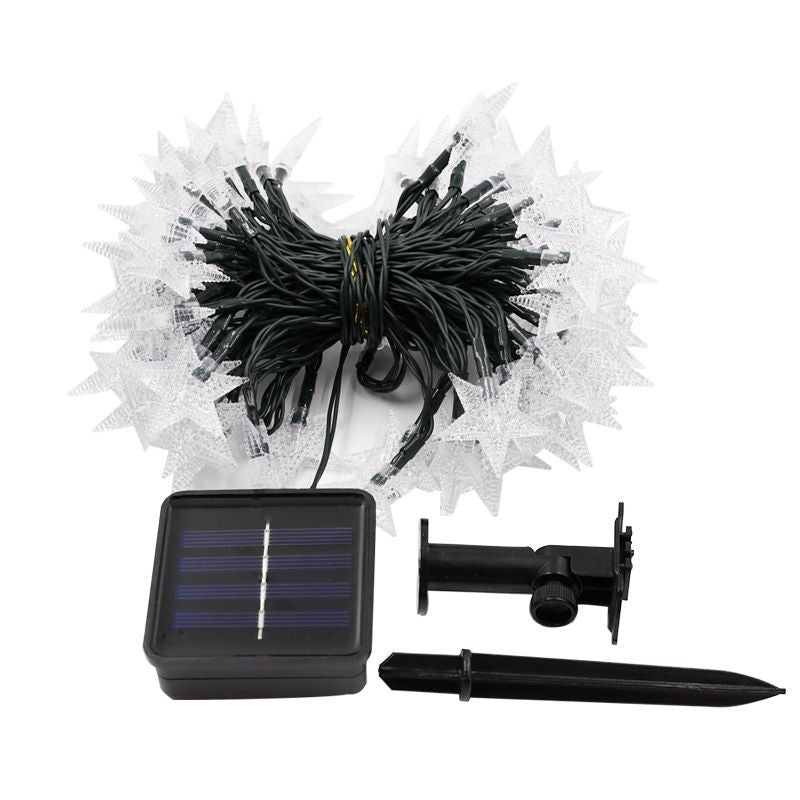 Solar Star Fairy Lights Outdoor White