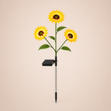 Solar Sunflower Garden Lights