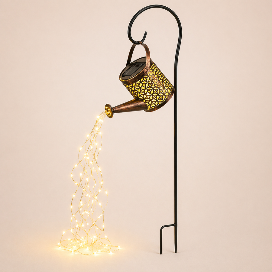 Solar Watering Can Garden Light