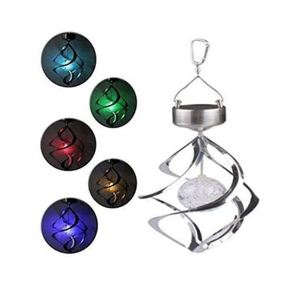 Solar Wind Chime Lights multicolor White