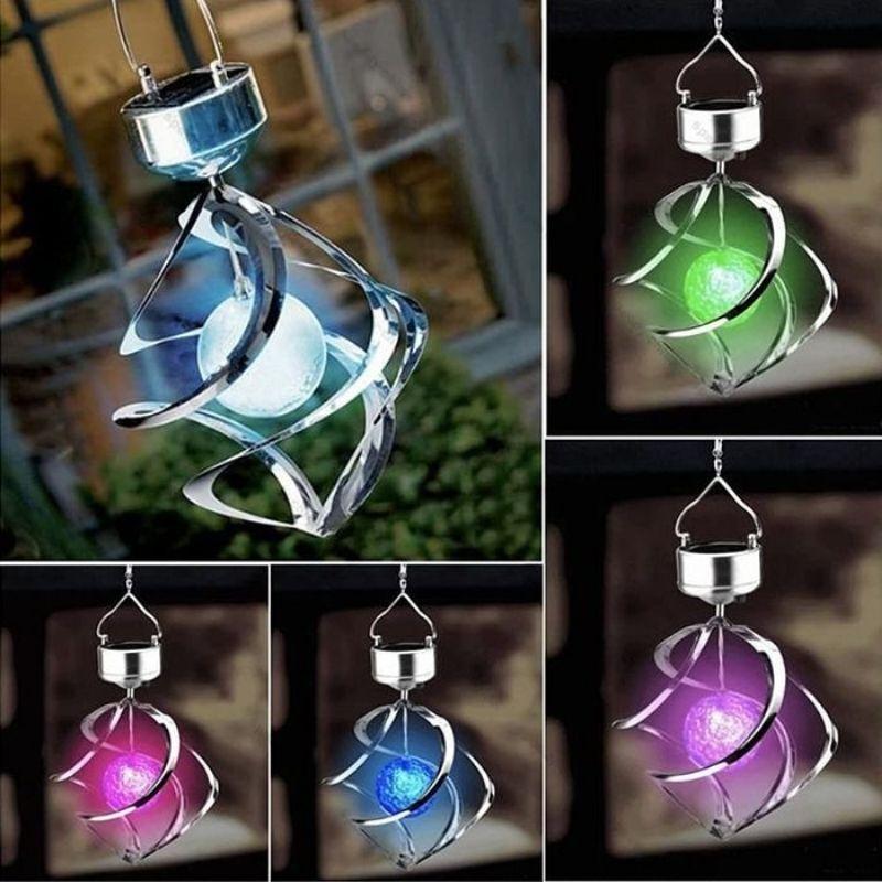 Solar Wind Chime Lights multicolor stack
