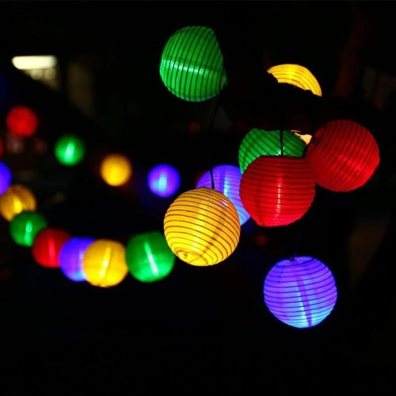 Waterproof Lantern Solar String Lights Color